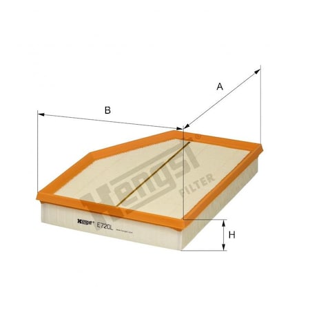 Hengst Air Filter, E720L E720L